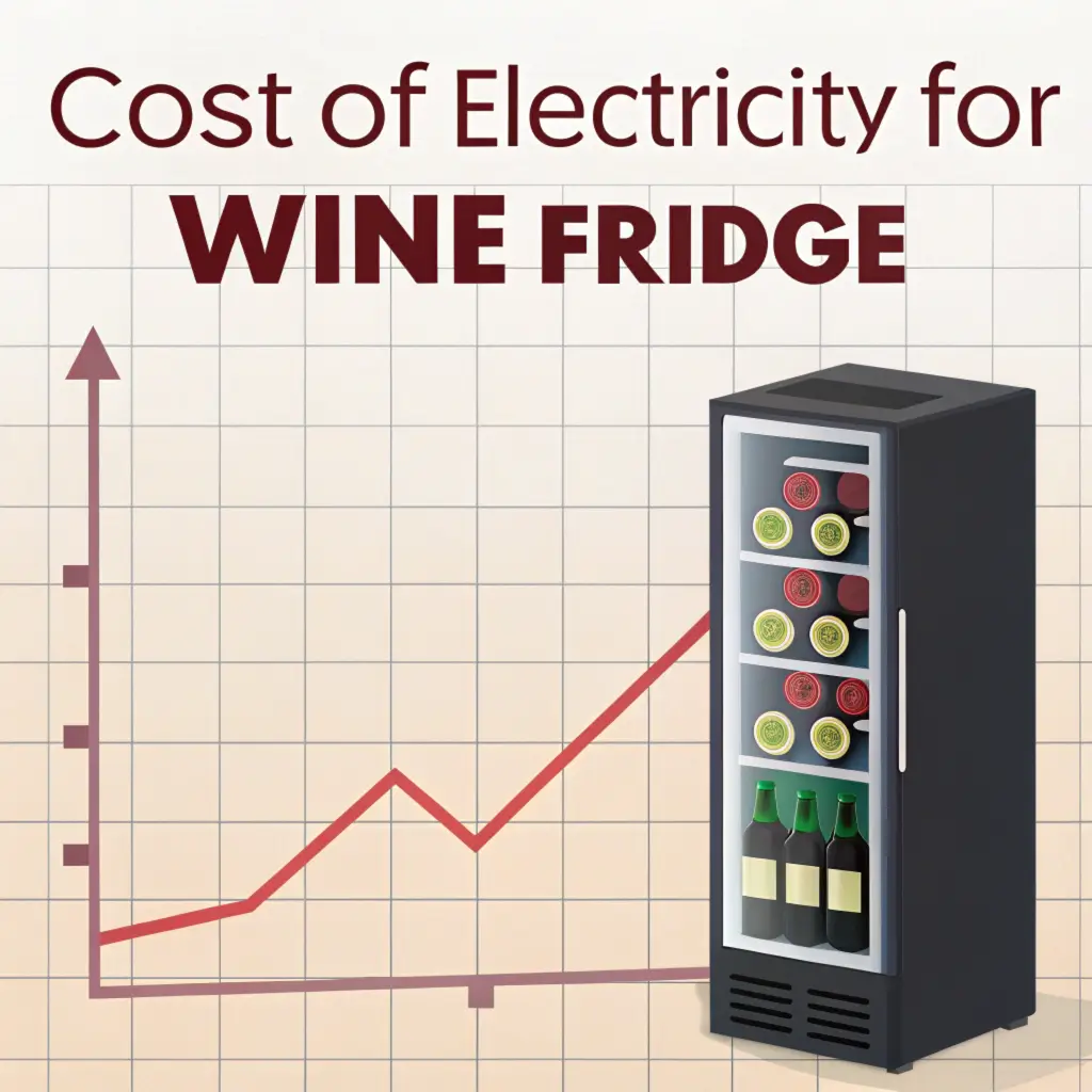 cost electricity of a wine fridge a wine cooler for aging your red wine champagne or white wine